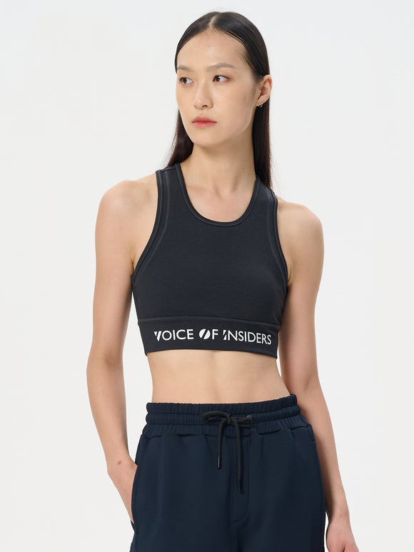 Longline Voice of College Football sports bra – Quality Network